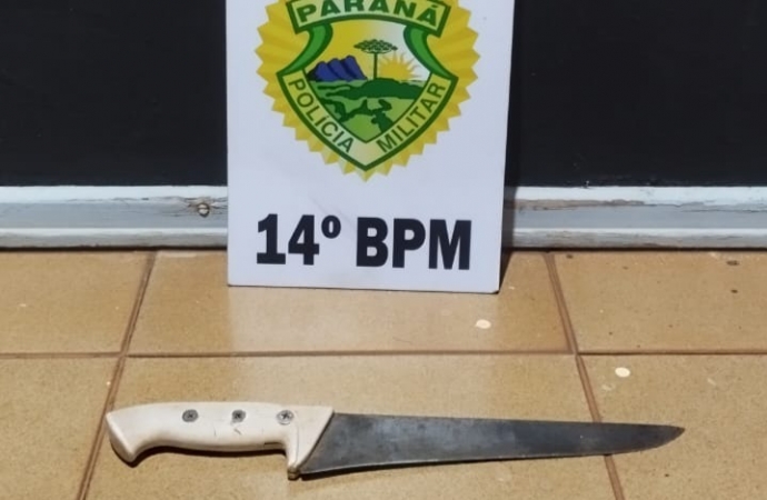 Adolescente de 13 anos fere mulher com arma branca em São Miguel do Iguaçu