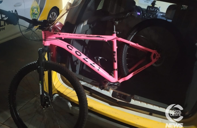 Adolescente é apreendido e bicicleta recuperada em Santa Helena após furto em distribuidora