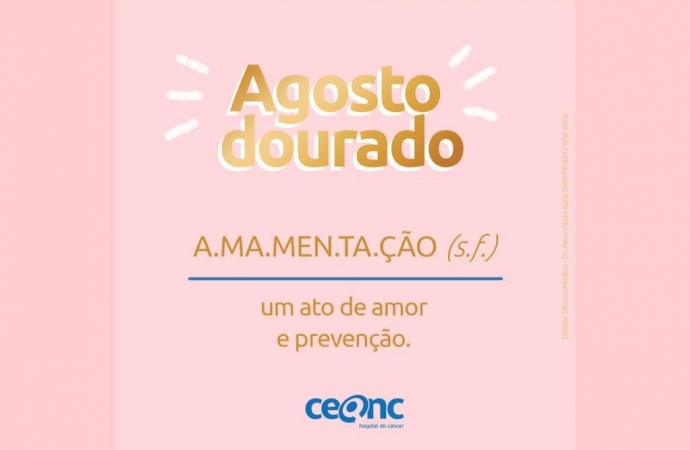 Agosto dourado: amamentação é fator protetor contra o câncer de mama