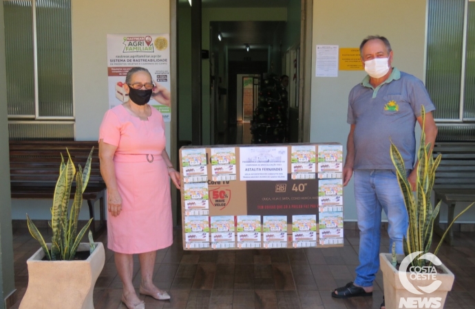 Agricultora associada ao STR de Santa Helena fatura Smart TV 40” da Campanha de Sindicalização