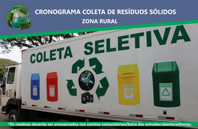 Agricultura inicia coleta de recicláveis na zona rural de Medianeira