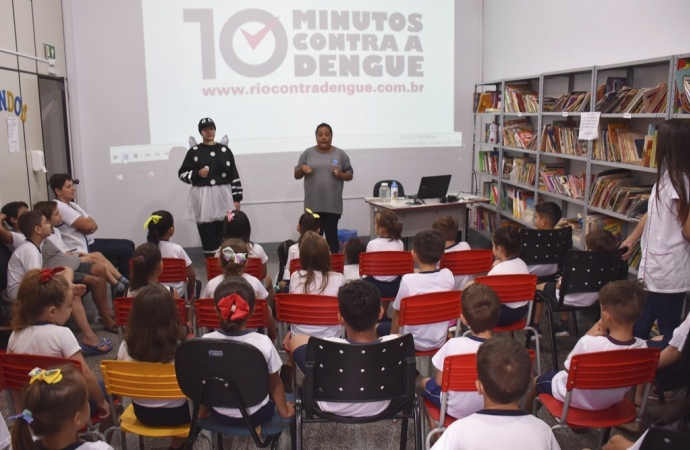 Alunos das Escolas Municipais de São Miguel do Iguaçu têm palestras sobre prevenção à dengue