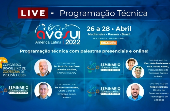 Confira a apresentação da Programação Técnica AveSui 2022