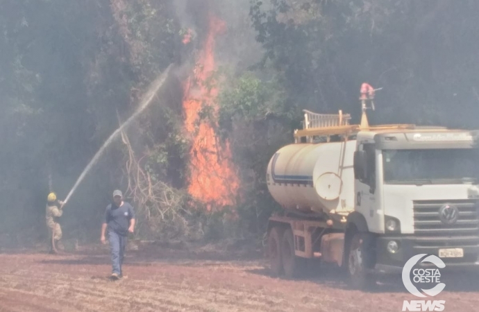 Após três dias, incêndio ambiental é controlado em São Miguel do Iguaçu