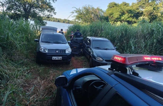 Guarda Municipal de São Miguel do Iguaçu apreende cigarros e pneus contrabandeados