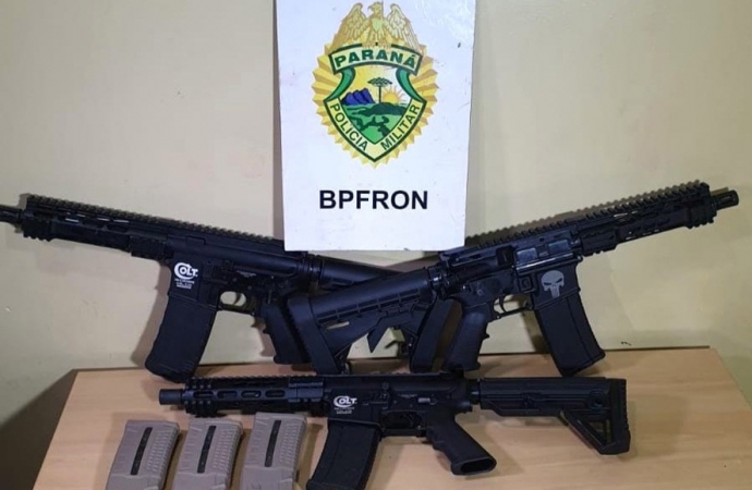 Apreensões de armas de fogo caem 10% no Paraná no primeiro quadrimestre