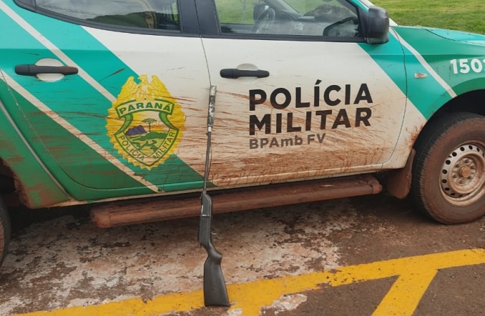 Armas de fogo, munições e armadilhas são apreendidas em São Miguel do Iguaçu