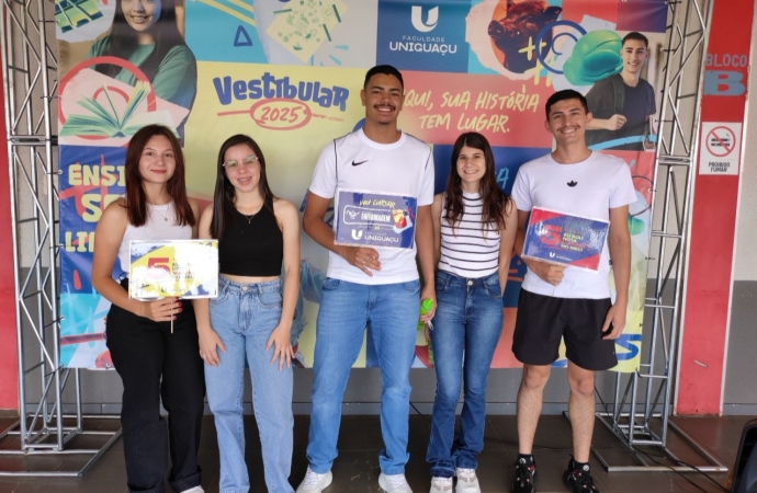 As inscrições para o Vestibular Agendado 2025 da Faculdade UNIGUAÇU estão abertas