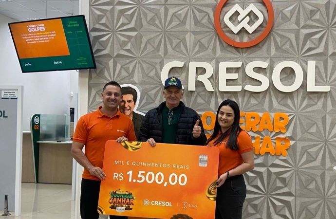 Cooperados são premiados pela Cresol em São Miguel do Iguaçu
