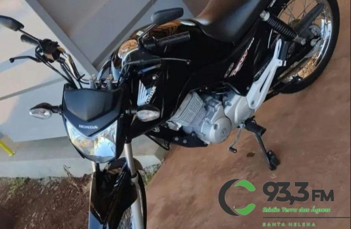 Atleta Santa-Helenense é assaltado e tem moto levada em São Miguel do Iguaçu