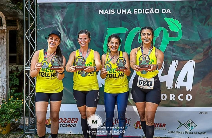 Atletas de Guaíra  se destacam entre os campeões na Eco trilha