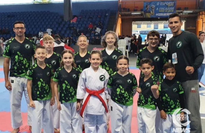 Atletas de São Miguel do Iguaçu conquistam 7 medalhas na 2ª fase do campeonato paranaense de Karatê