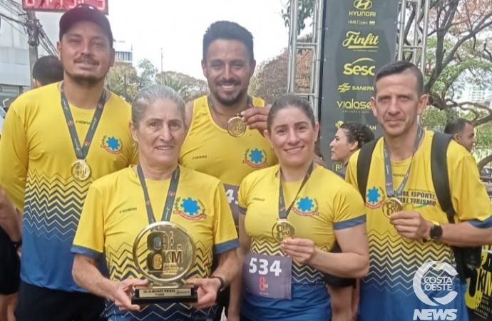 Atletas de São Miguel do Iguaçu se destacam em desafio de corrida em Foz do Iguaçu