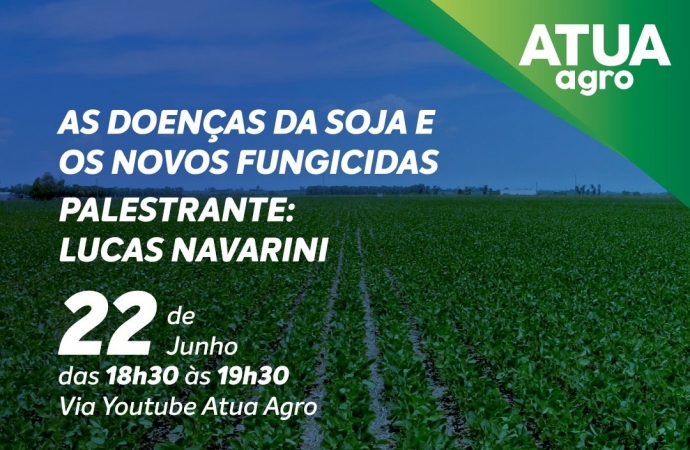 Atua Agro lança hoje (22), dois novos fungicidas em evento online com sorteio de brindes: participe