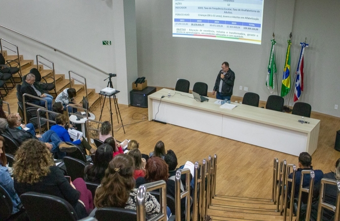 Audiência Pública em Medianeira apresentou propostas de adequação para o PPA, LDO e LOA