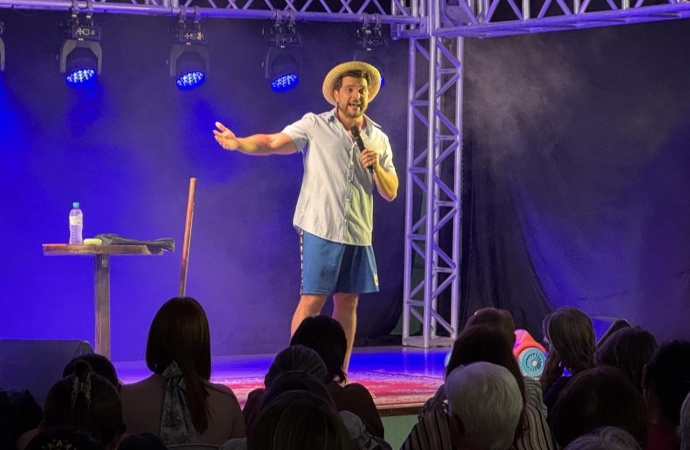 Badin - O Colono, realiza show dedicado aos Clubes de Mães de Santa Helena