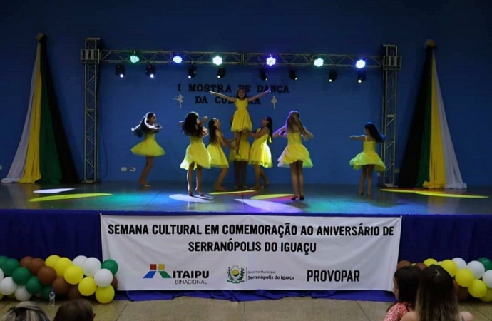 Ballet Municipal Passos de Arte brilha na 1ª Mostra de Dança de Serranópolis do Iguaçu