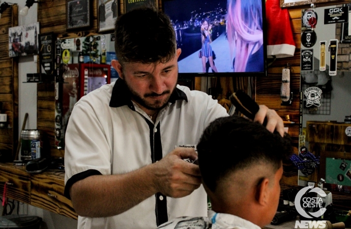 Barbearia do Jeff em Santa Helena deixa você no estilo para as festas de fim de ano