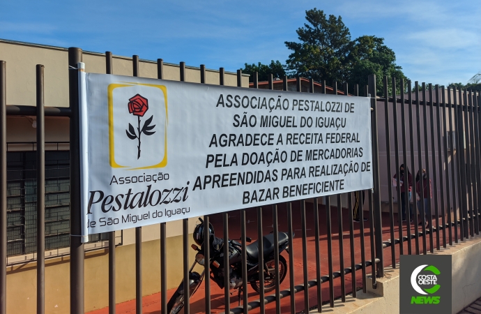 Bazar Beneficente da Pestalozzi de São Miguel do Iguaçu atinge grande público