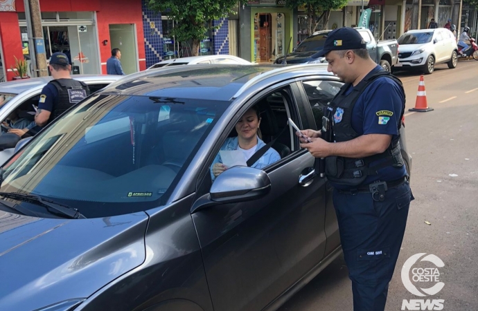 Blitz de orientação é realizada em São Miguel do Iguaçu