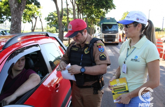 Blitz Educativa alusiva ao Maio Amarelo é realizada em Santa Helena