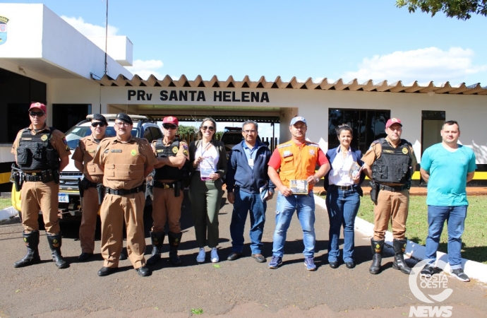 Blitz educativa marca ações da Semana Nacional do Trânsito em Santa Helena