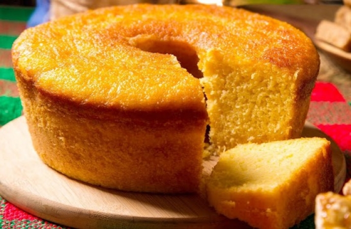 Bolo de Fubá fofinho
