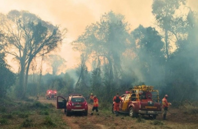 Bombeiros alertam para o perigo de queimadas em São Miguel do Iguaçu