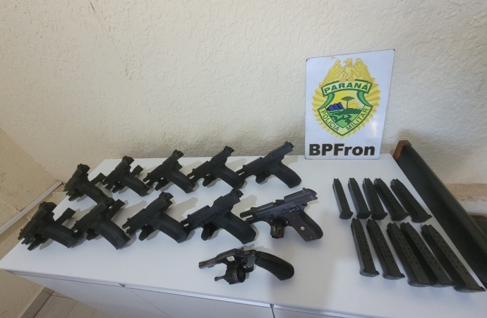 BPFRON apreende 11 armas de fogo em Matelândia
