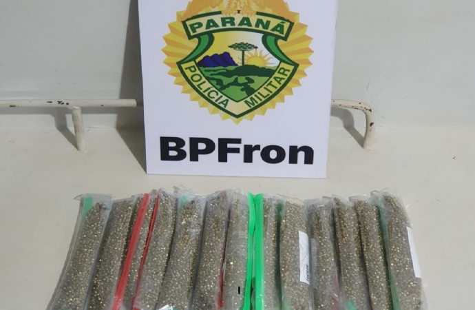 BPFRON apreende 15 mil espoletas utilizadas para confecção de munições para arma de fogo em São Miguel do Iguaçu