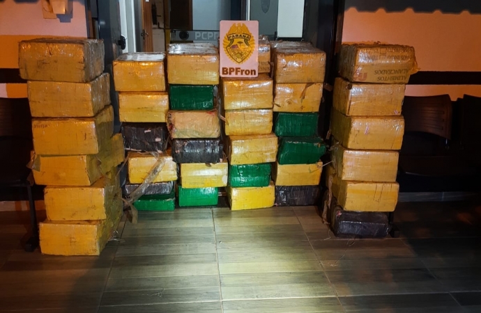 BPFRON apreende 785 kg de substância análoga a maconha em Céu Azul