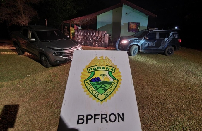 BPFRON apreende cigarros contrabandeados em Itaipulândia durante Operação Hórus