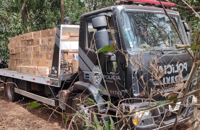 BPFron apreende cigarros contrabandeados em Pato Bragado