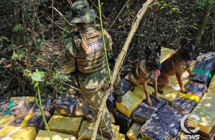 BPFRON apreende mais de uma tonelada de droga em São José das Palmeiras