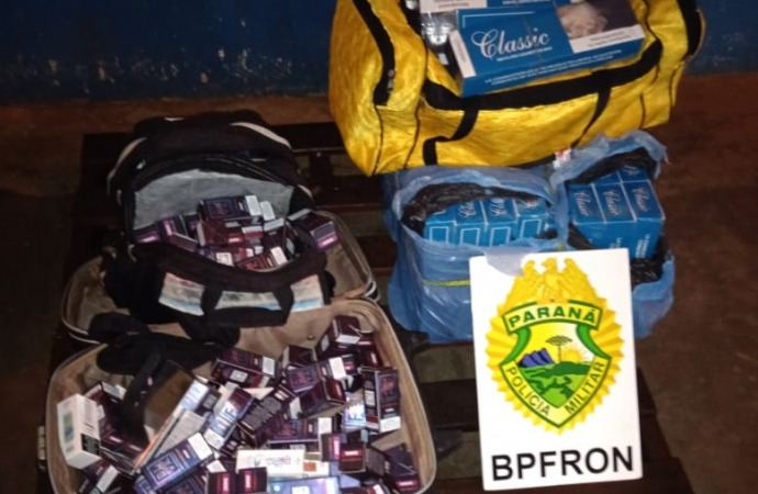 BPFRON apreende produtos contrabandeados em São Miguel do Iguaçu