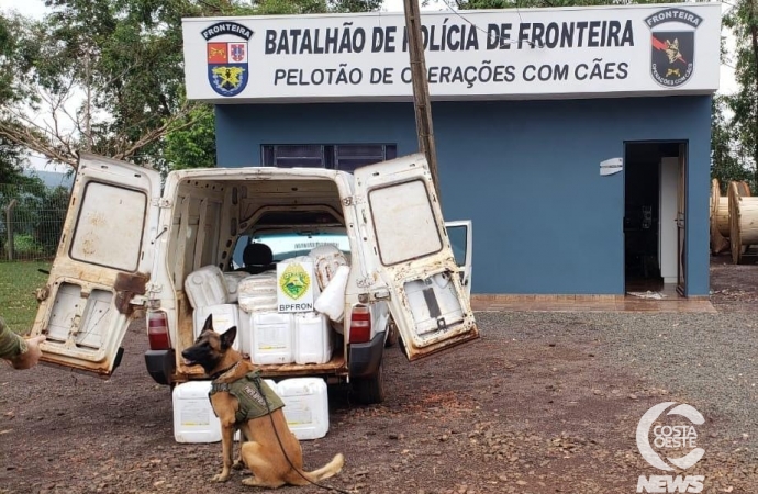BPFRON apreende veículo carregado com agrotóxicos em Pato Bragado
