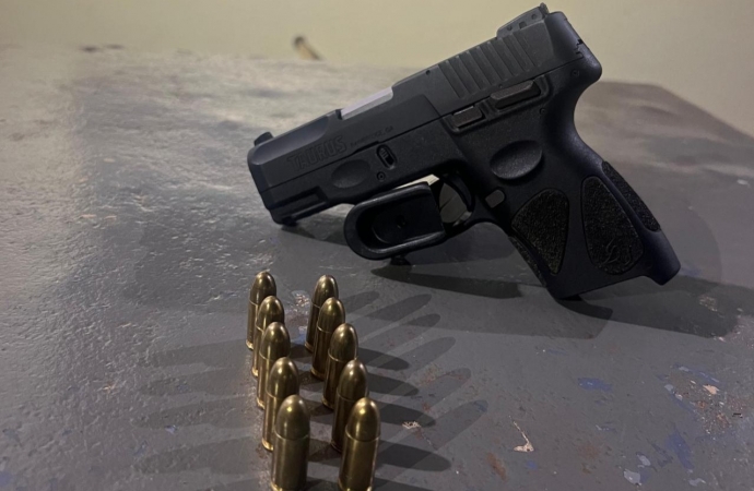 BPFRON prende homem com pistola 9mm em Santa Helena