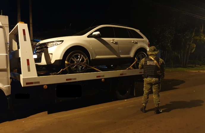 BPFRON recupera em São Miguel do Iguaçu veículo furtado em Pato Branco
