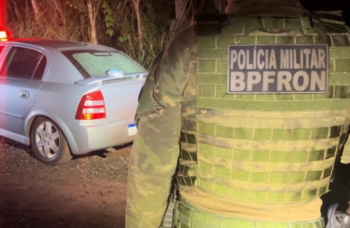 BPFRON recupera veículo roubado após confronto armado em Santa Terezinha de Itaipu