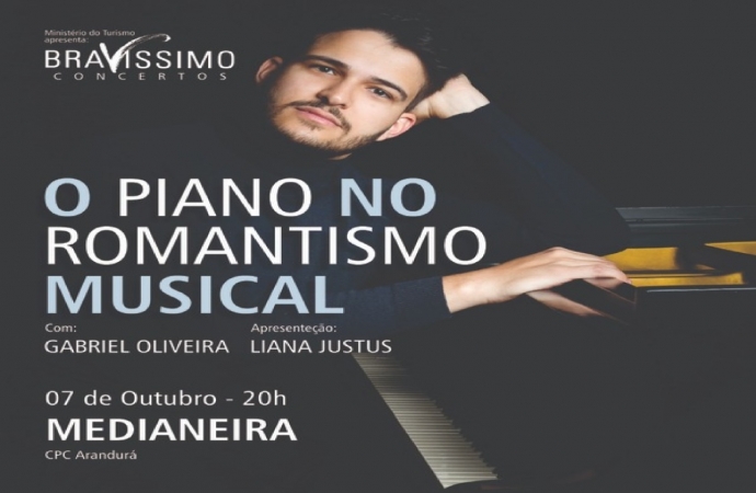 Bravíssimo traz para Medianeira o concerto O Piano no Romantismo Musical