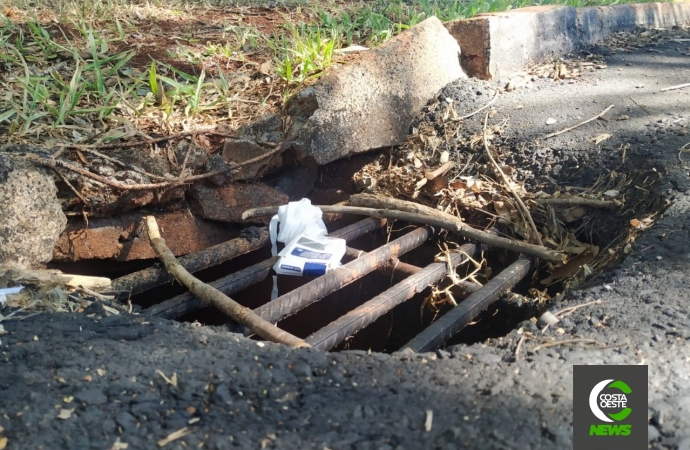 Bueiros apresentam riscos de acidentes em Santa Helena e vereador solicita melhorias