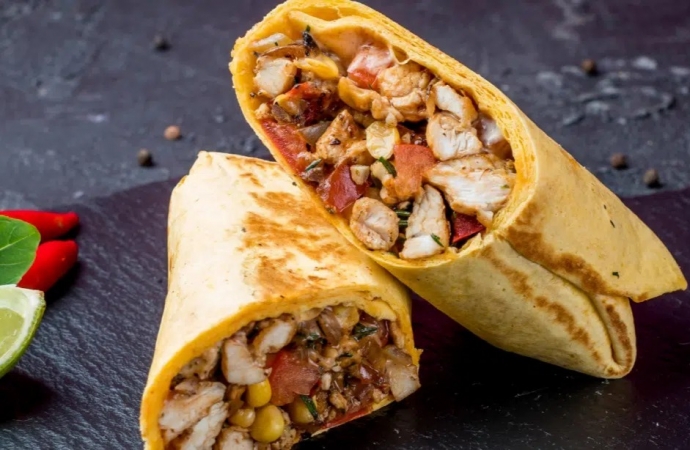 Burrito com Frango Cremoso