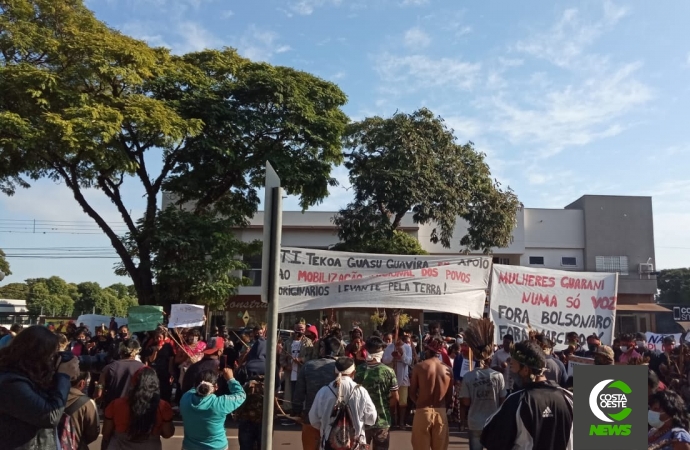 Cacique fala sobre manifesto contra PL 490 realizado em Guaíra