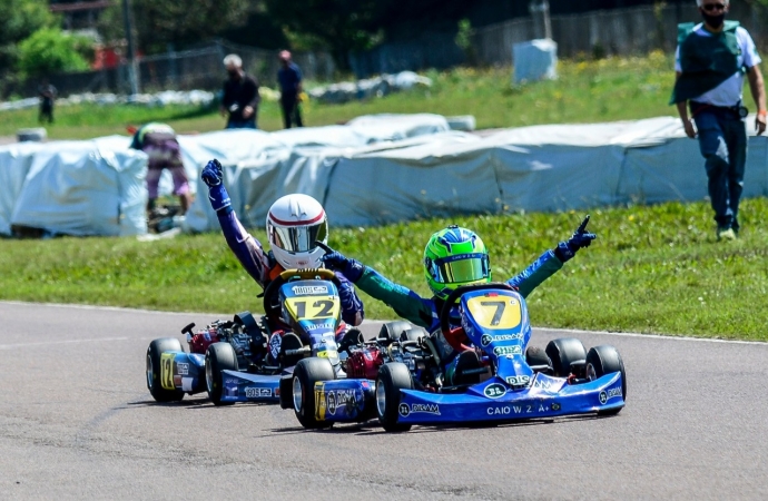 Caio Zorzetto vai ao pódio em duas categorias no Sul-Brasileiro de Kart