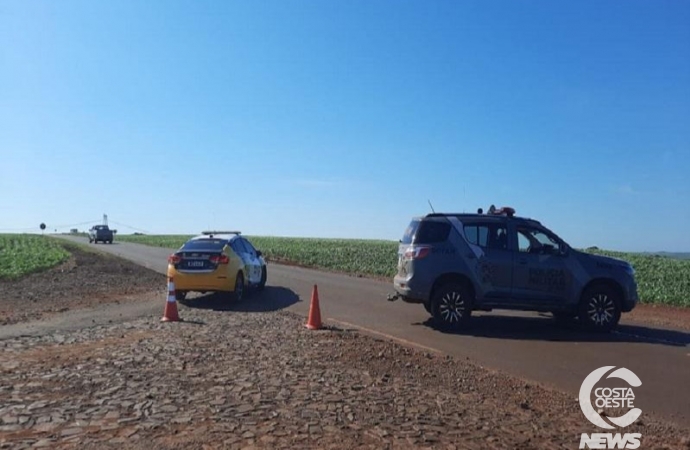 Caminhonete de santa-helenense usada em assalto à banco está carregada com explosivos