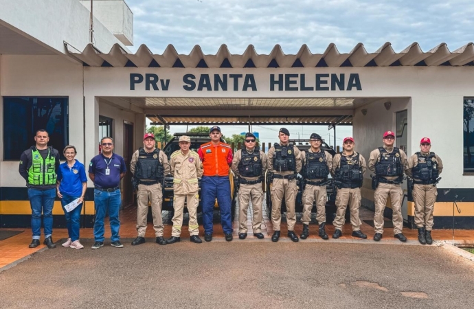 Campanha Maio Amarelo inicia em Santa Helena com blitz educativa