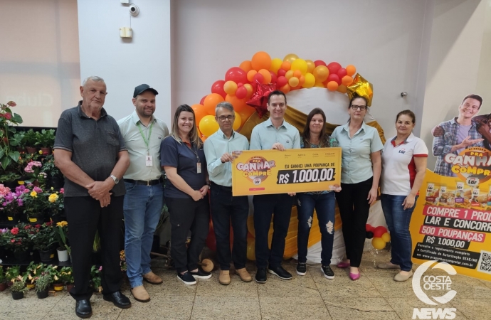 Campanha Pra Ganhar Compre Lar entrega 8 Poupanças em São Miguel do Iguaçu