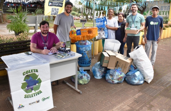 Campanha Recicla SMI recolhe 300 kg de recicláveis na etapa de julho
