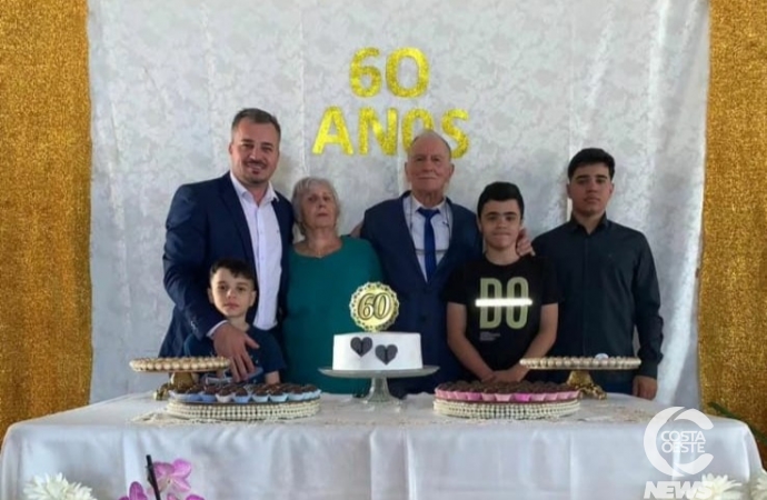 Casal de Medianeira celebra Bodas de Diamante