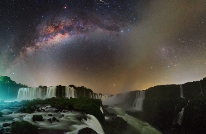 Céu estrelado das Cataratas do Iguaçu está entre as melhores fotografias do ano